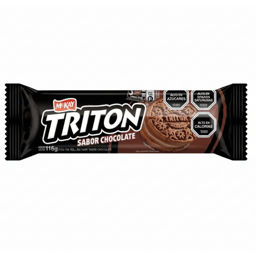 galleta mckay tipo snadwich rellena de  crema de chocolate. galleta chilena