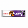 galleta crujiente donuts sabor a  naranja con cobertura de chocolate