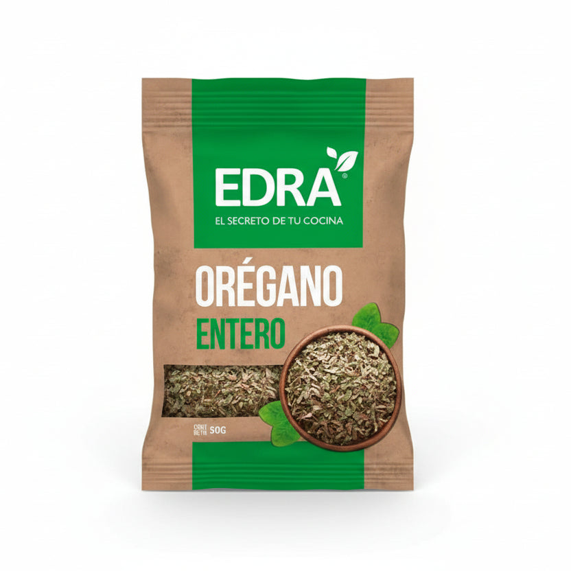 oregano entero mara edra chileno de 50 gramos