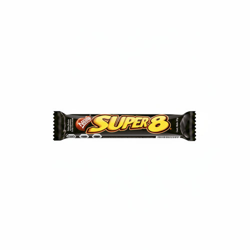 chocolate en barra super 8 marca nestle chile presentacion de 29 gramos