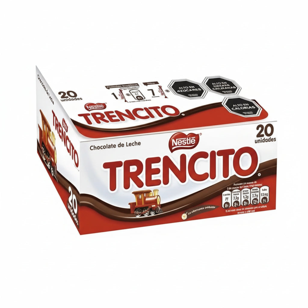 chocolate trencito chileno marca nestle chocolate de leche