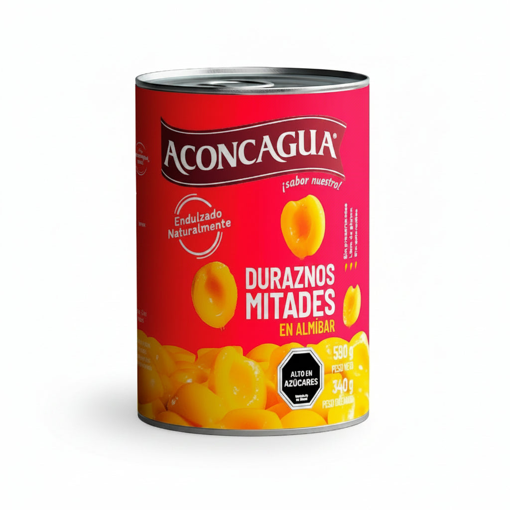 duraznos en almibar fruta en almibar marca aconcagua chileno