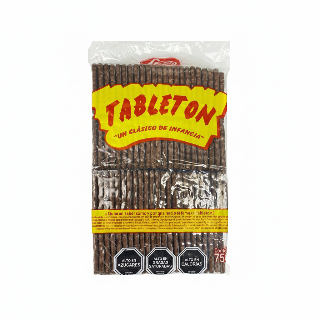 galleta tableton chocolate fruna tradicional chilena