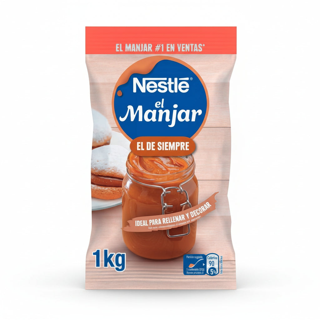 manjar chileno o dulce de leche chileno marca nestle presentación de 1kilogramo