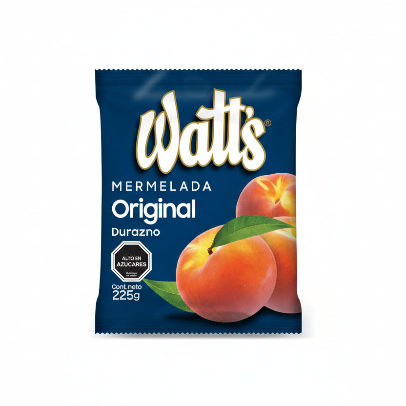 mermelada watts chilena sabor durazno