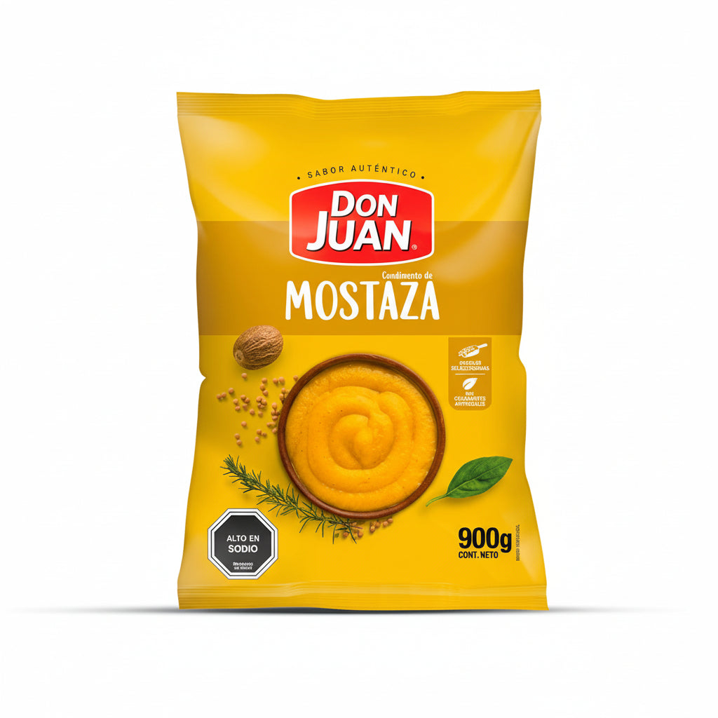 mostaza don juan originario de chile presentación 900gramos