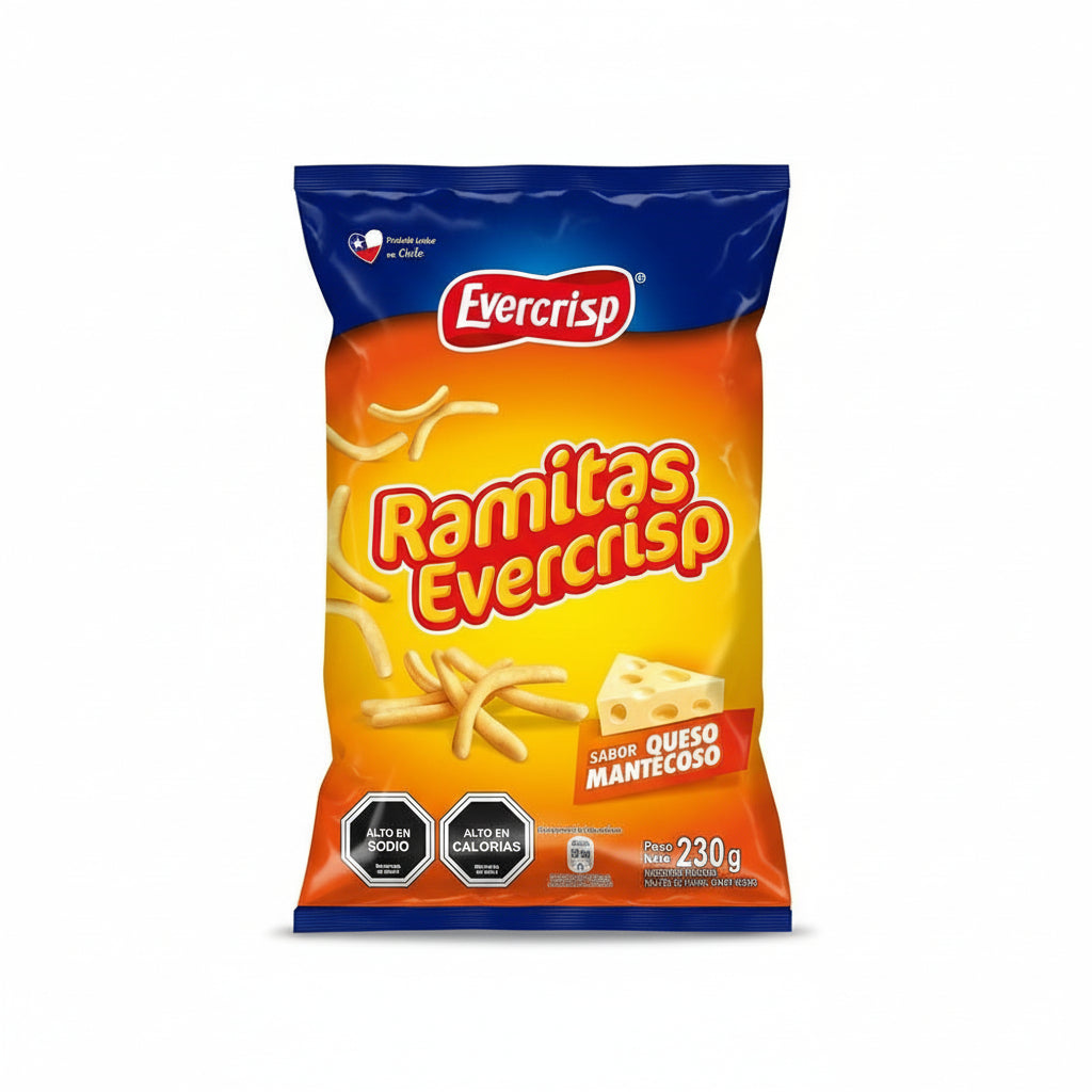 ramitas chilenas sabor queso mantecoso